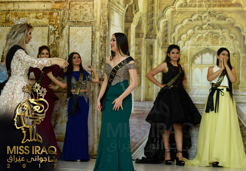 Miss Erbil 2017 Sara Abdulwahid during the Miss Iraq Pageant ceremony in Baghdad, Iraq, May 25, 2017. (Photo: Miss Iraq)